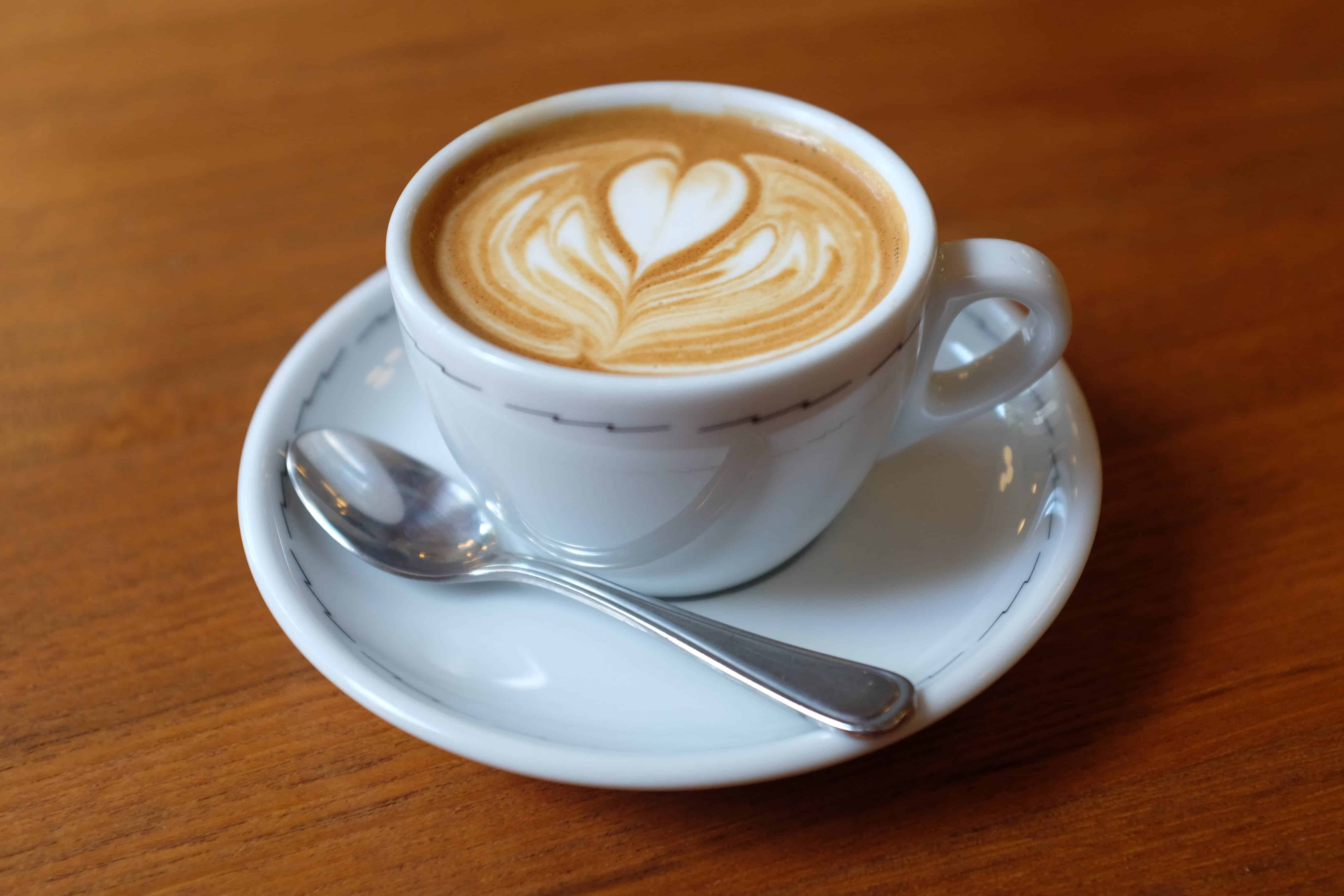 Freshly prepared coffee
